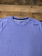 Lululemon License To Train Shirt Mens Large Blue Gym Cross Fit Training Running