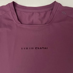 Lululemon Shirt Men Large Purple Square Neck Long Sleeve Running Performance