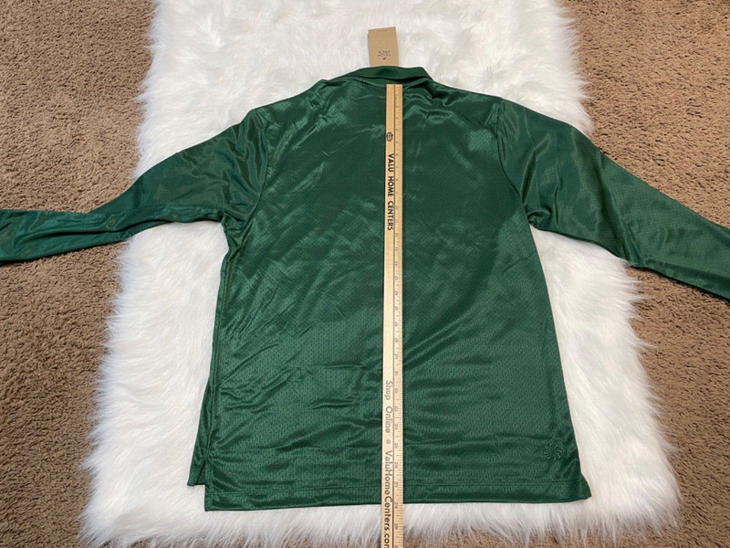Nike Tech Pack Dri-Fit 1/2 Zip Long Sleeve Size Small Green Top FB7381-323 gallery