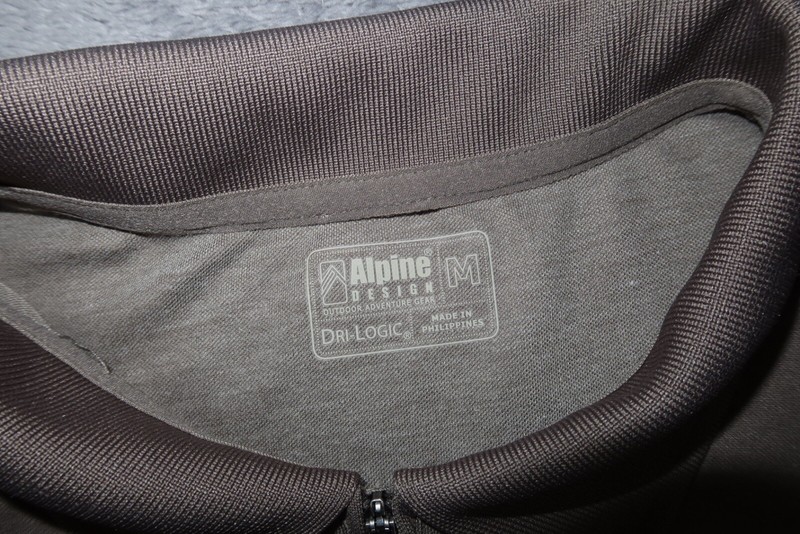 Alpine Design Dri Logic Men’s SZ M 1/4 Zip Brown Short Sleeve Shirt Hiking gallery