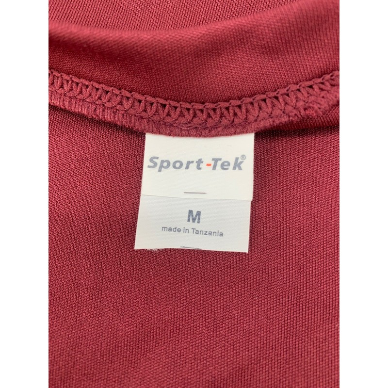 Sport-Tek Mens Medium Red Short Sleeve Crew Neck Performance T Shirt gallery