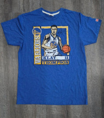 #11 Klay Thomson Golden State Warriors Mens T-shirt Size Medium Basketball Blue