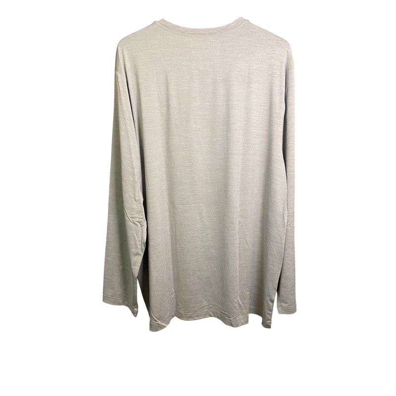 Hurley Mens Long Sleeve UV Tee Heather Grey UPF 50+ Graphic XXL Regular Fit gallery