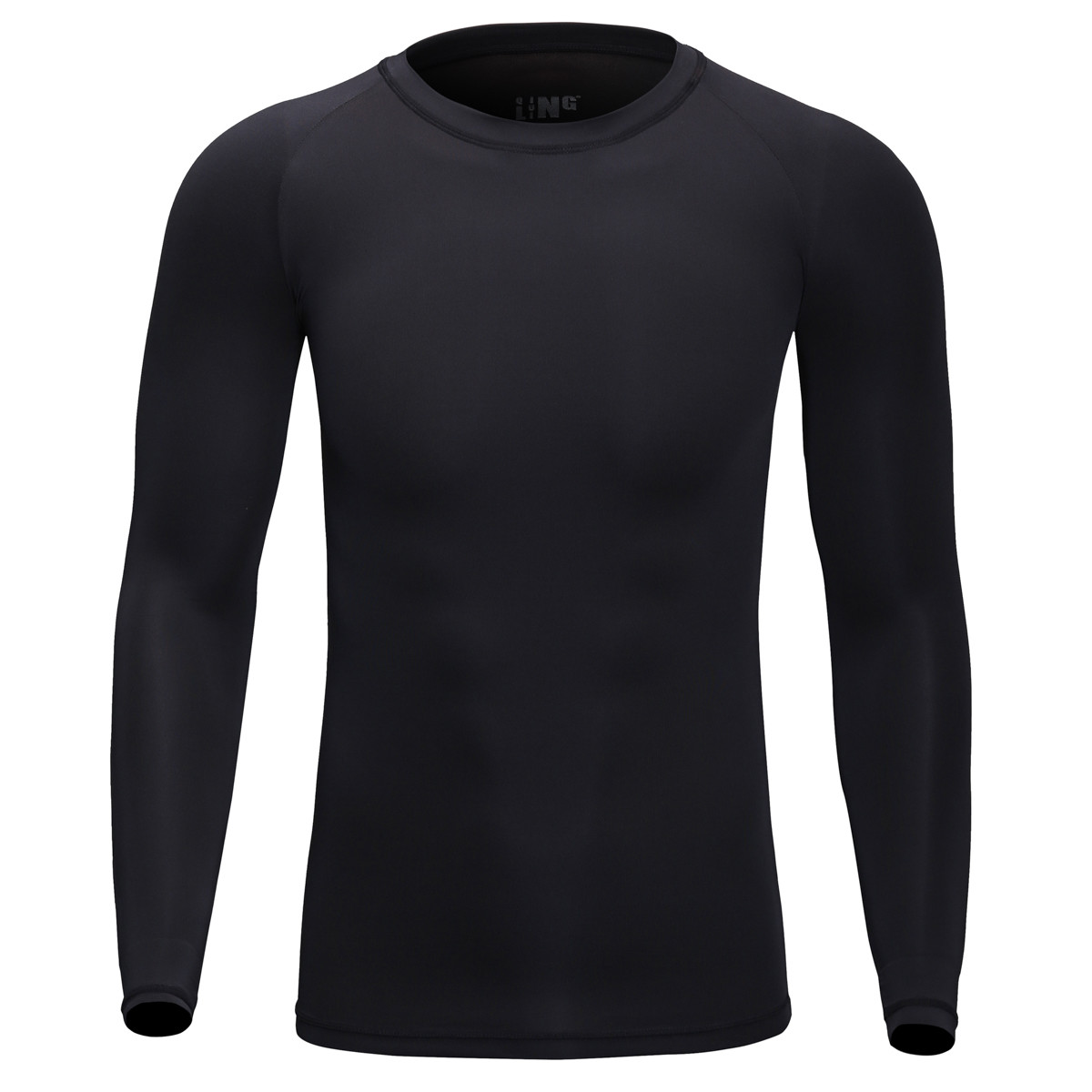 Men's Long Sleeve Sports Running Compression Stretch Fitness Dry Tight T-Shirts gallery