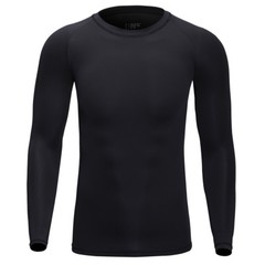 Men Bicycle Cycling Base Layer Long Jersey Sports Running Shirt Moisture Wicking