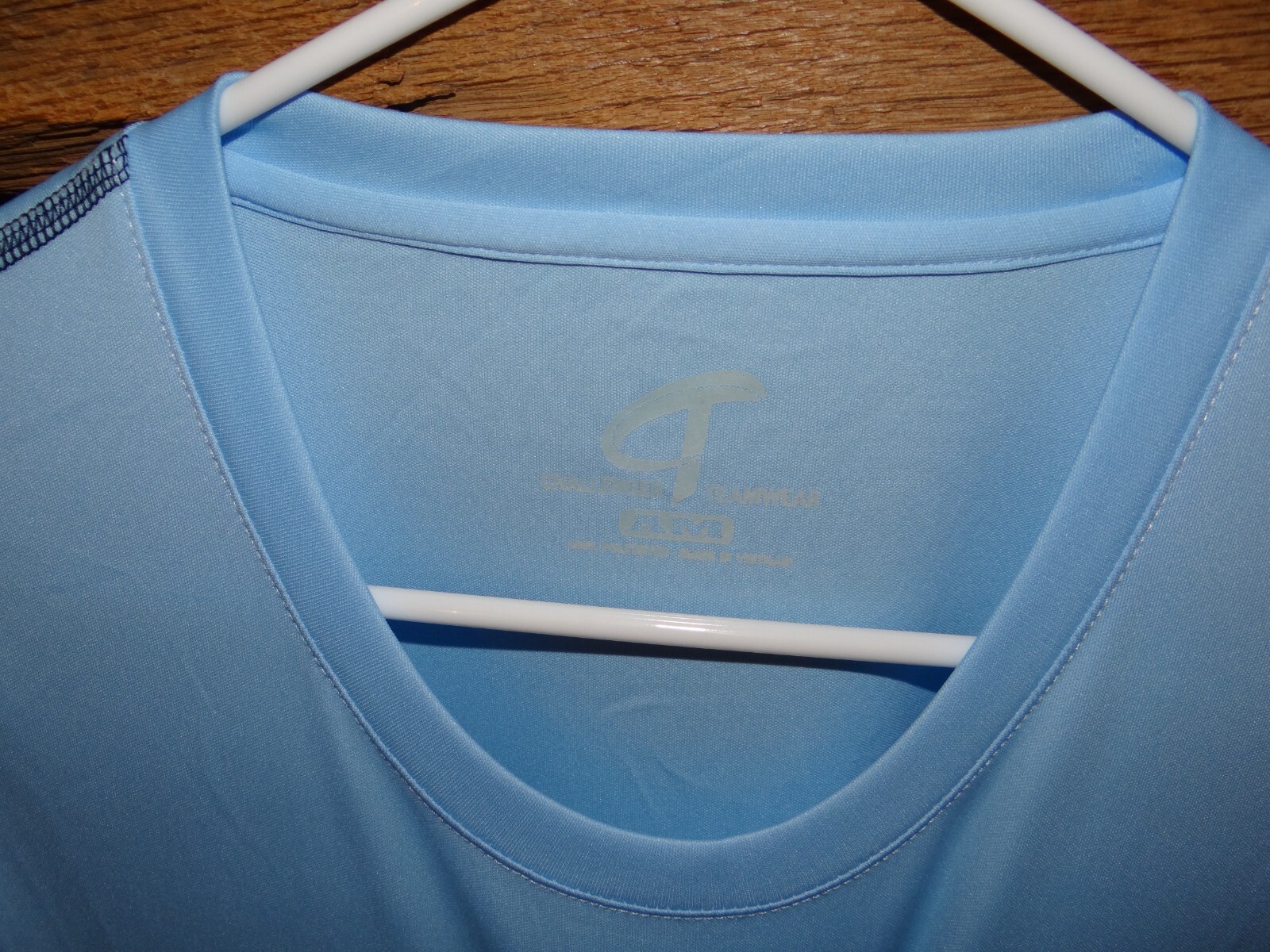 British Soccer Jersey Large Red White Blue Challenger Teamwear gallery