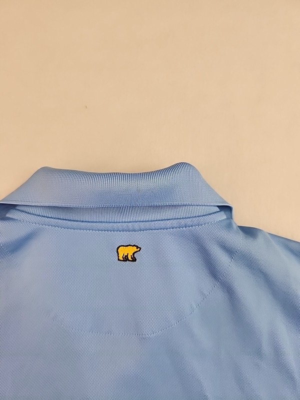 Jack Nicklaus Performance Bear Logo Golf Polo Shirt Mens Med Lightweight Active gallery