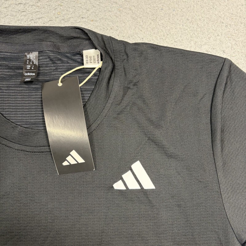 Adidas Freelift Tennis T-Shirt Men's Size Medium Black Aeroready AirChill IP1945 gallery