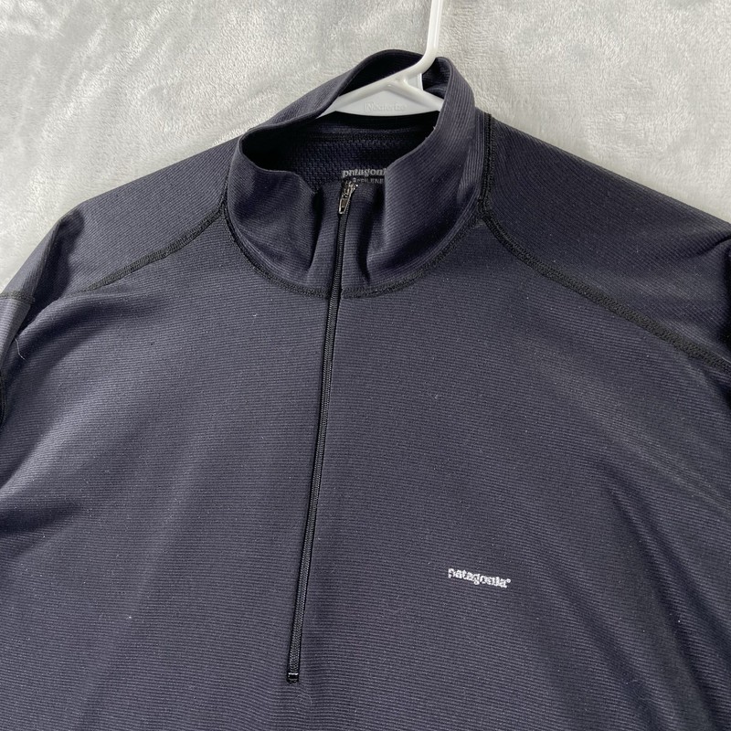 Patagonia Shirt men's XL Capilene 1/4 Zip Lightweight Pullover Baselayer Outdoor gallery