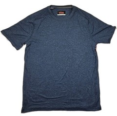 Bass Outdoor Mens Sz. M Navy Blue Microtech Performance Short Sleeve Tee NWT 19A
