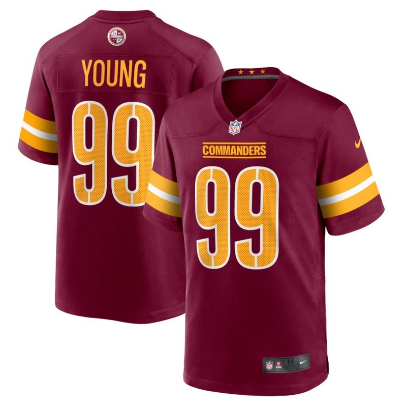 Chase Young # 99 Washington Commanders Game Jersey - Choose Color and Size New gallery