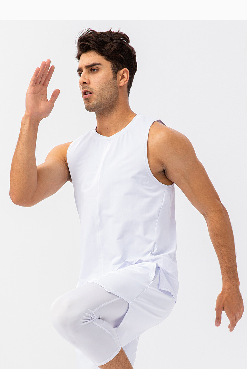 Men Summer Sports Fitness Vest Running Quick Dry Breathable Athletic Gym Tops gallery