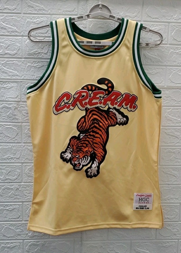 New Headgear Classics Wu-Tang Tiger Basketball Jersey Yellow Sz Large gallery