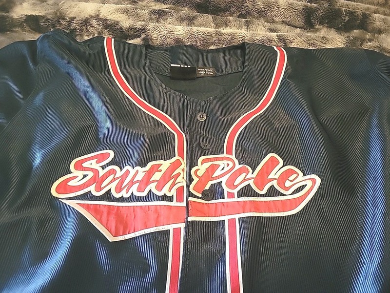 Vintage South Pole Diamond Collection Jersey XL Y2K Hip Hop Retro 90's Y2K Rare! gallery