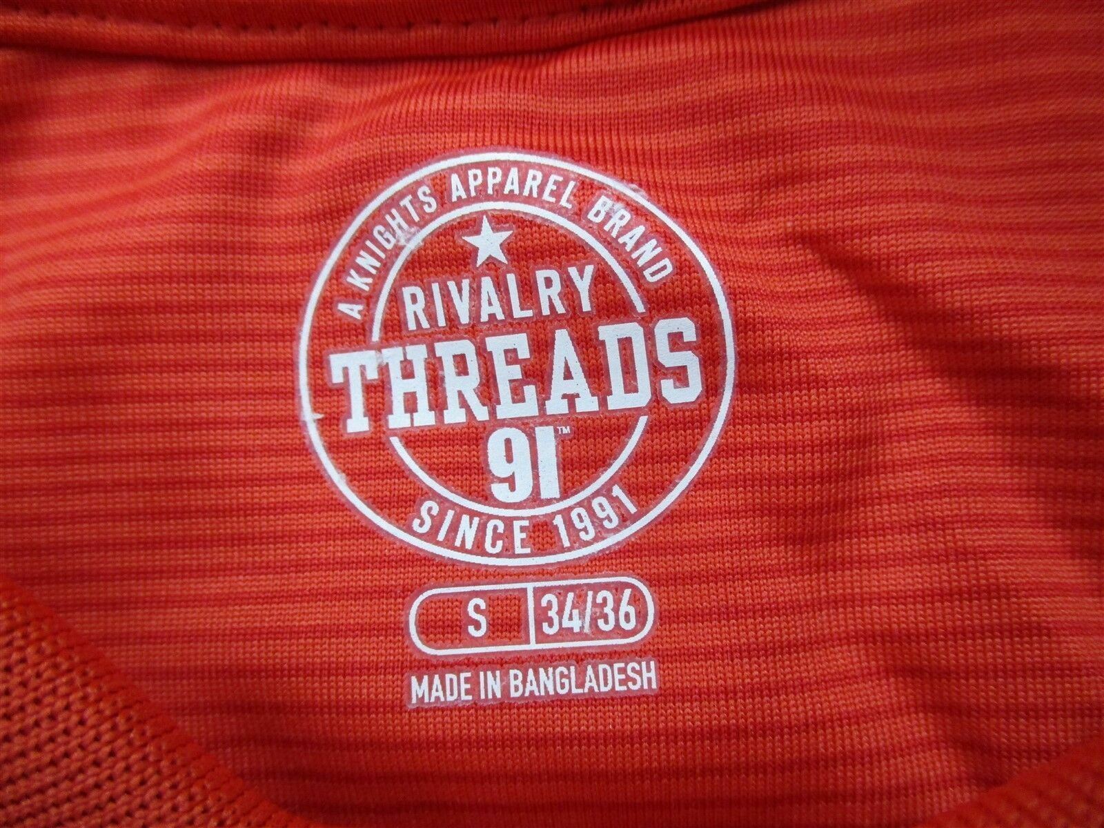 RIVALRY THREADS Polo Shirt Men's Size S Red Team New gallery