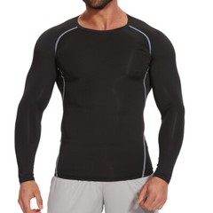 Men Compression Armour Base Layer Top Long Sleeve Thermal Gym Sports Undershirt