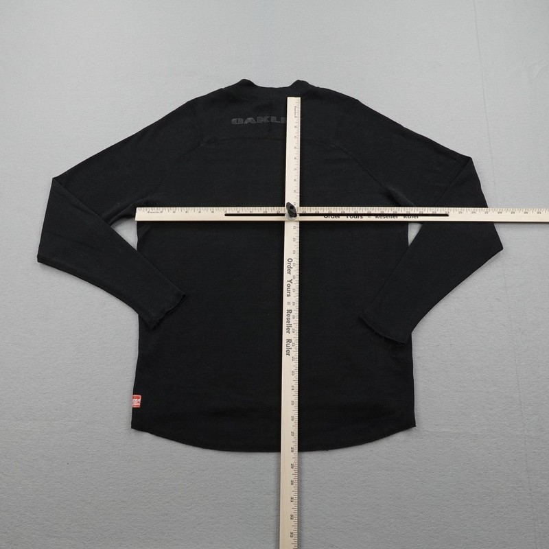 Vintage Oakley Shirt Mens XL Black Carbon X Performance Base Layer Long Sleeve gallery