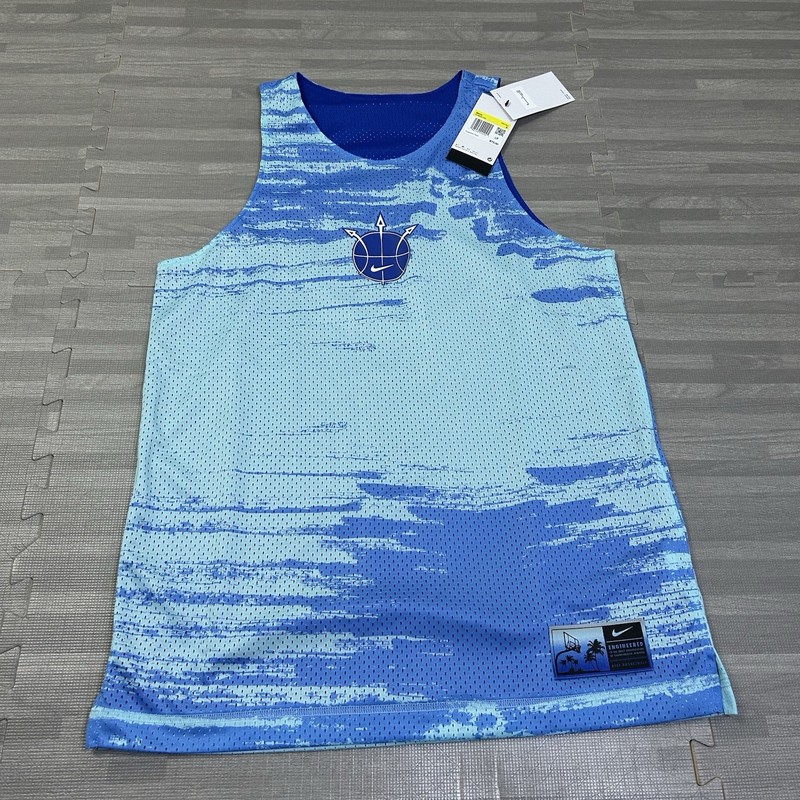 Nike Dri-Fit Reversible Mesh Basketball Jersey Mens Size Small DV9606 Blue $70 gallery