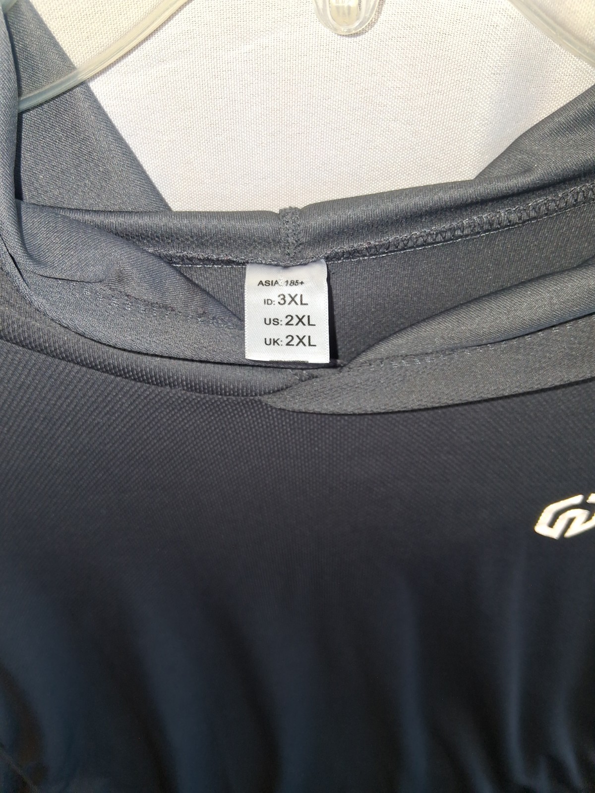 Baleaf Men’s Short Sleeve Hooded Performance Shirt Gray 2XL Sun Protection... gallery