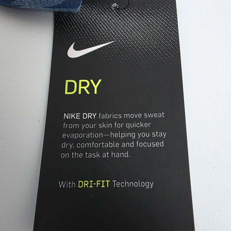 NEW Nike Men's Dri-FIT Shirt With All-Over Print Design Size 2XL Blue #1130 gallery