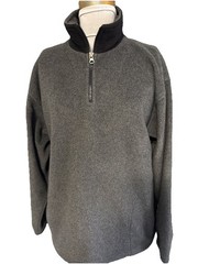 Outdoor Urban Terrain Pullover Fleece Jacket Charcoal Men’s Size Medium