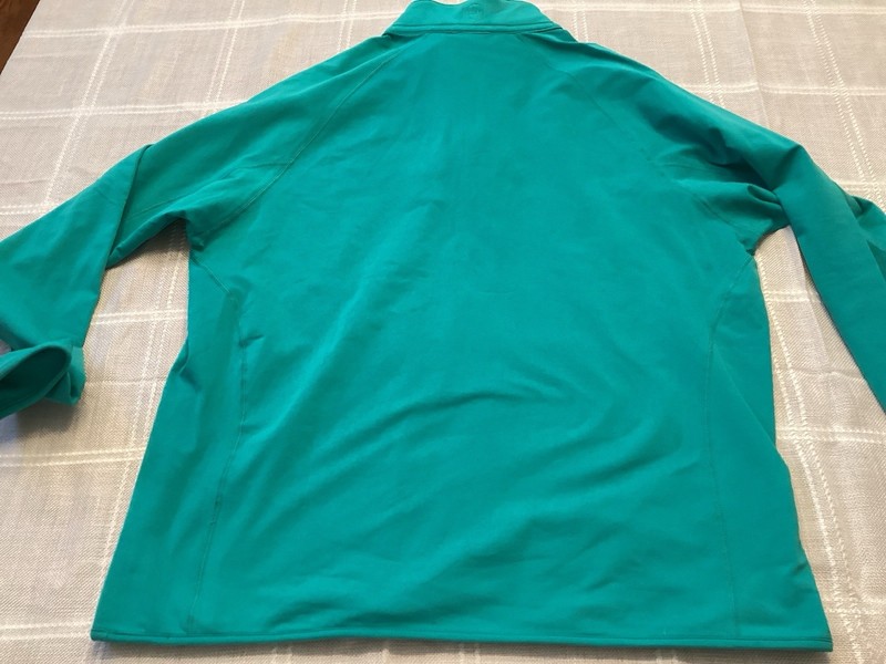 Men's Levelwear Gear Teal 1/4 Zip Pullover Long Sleeve Size L gallery