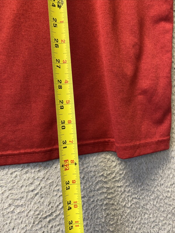 Nike Shirt Mens 2XL Red Stretch Short Sleeve Tshirt Performance Stretch /65-47 gallery