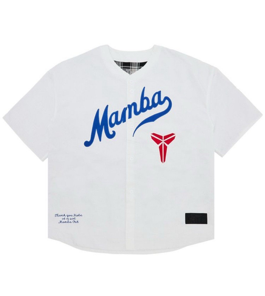 Nike Kobe Bryant Baseball Jersey 'White Game Royal' IB0007-100 Men Size