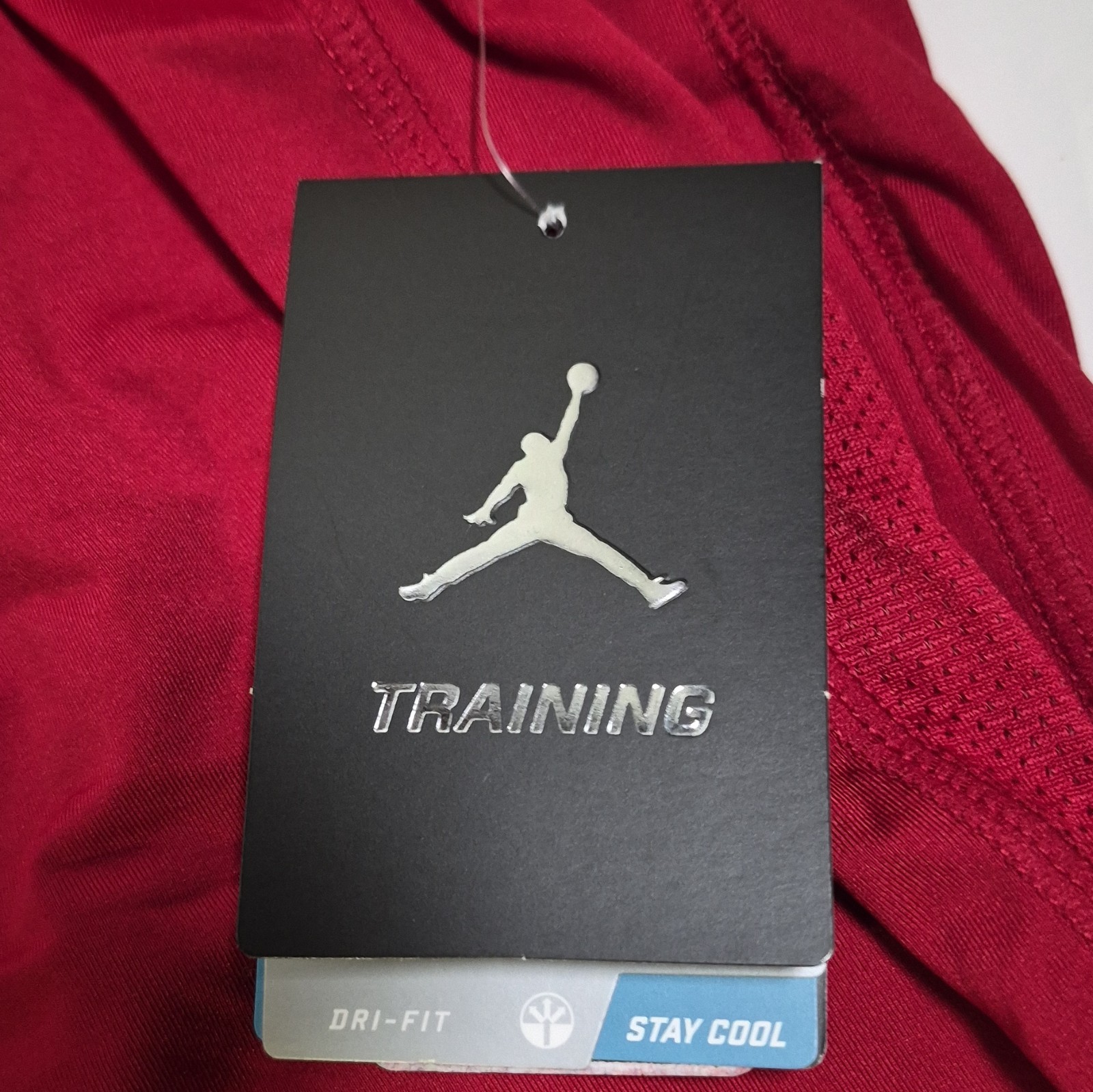 Jordan Nike Dri-FIT Compression Tank Top Sleeveless Red Men's XL 615071 gallery