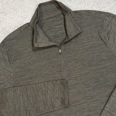Vuori Ease Performance Half Zip Jacket 2.0 Men’s XL Black & Gray Pullover