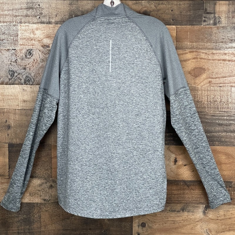 Nike Dri-Fit Element 1/4 Zip Running Shirt Mens Medium Gray Pullover Lightweight gallery