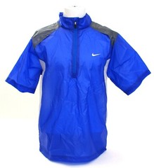 Nike Golf Slim Fit Blue & Gray 1/2 Zip Short Sleeve Wind Shirt Men’s NWT