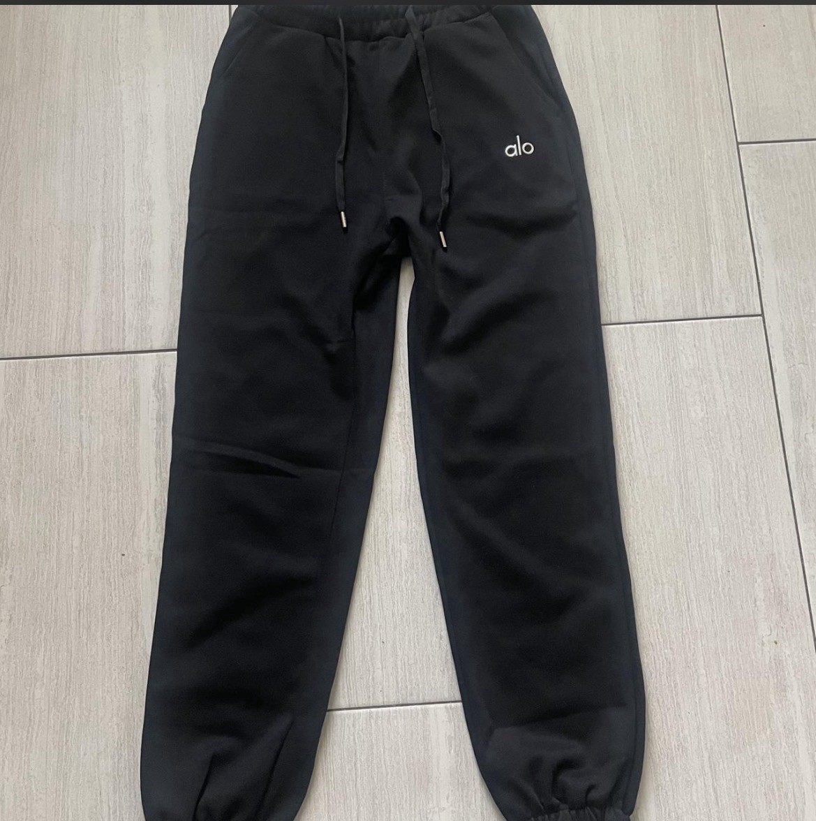 Alo Black Quarter Zip Size Medium gallery