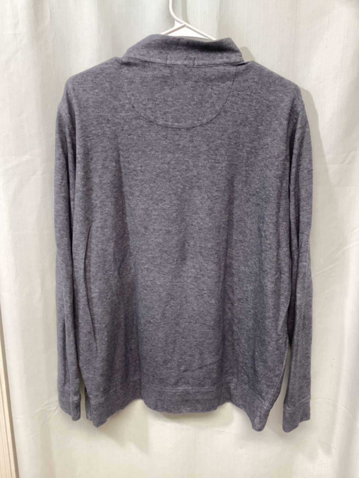 Peter Millar Blue XL Long Sleeve Cotton Blend 1/4 Zip Activewear Top J3 gallery