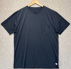 Vuori Mens Tradewind Performance Tee 2.0 Heather Black Soft 4-Way Stretch XL