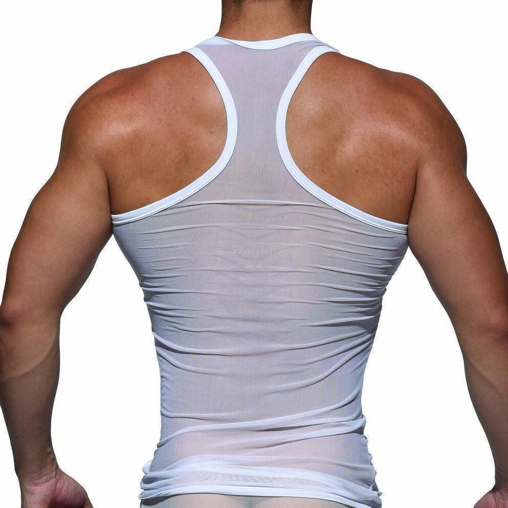 Private Structure Tanktop Desire Intima mesh Tank Top Singlet White 3451 91 gallery
