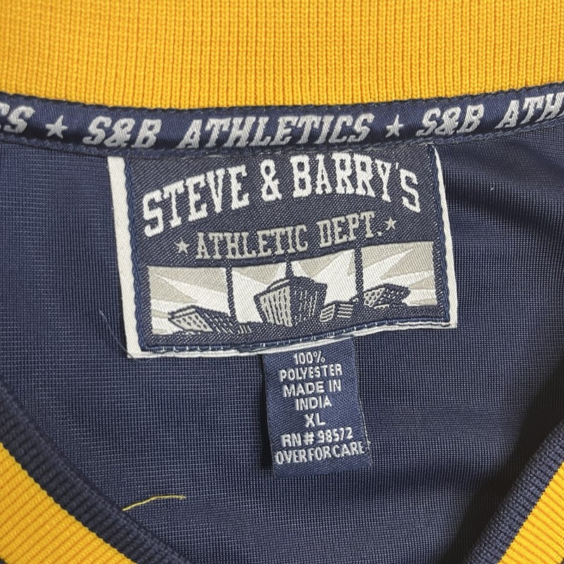 Steve & Barry's Jersey Men's X-Large Blue #7 Sports WVU Football Y2K Vtg gallery