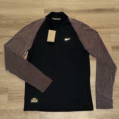 Nike Running Element Division Men’s Half Zip Pullover Black FZ1127-010 – Small