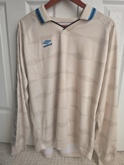 Umbro Rugby Jersey Mens #99 Size Large Long Sleeve Polo