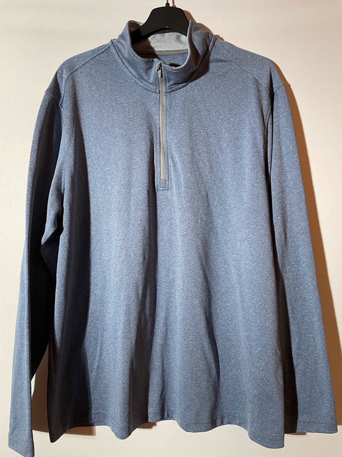 Mens Maelreg Long Sleeve Quarter Zip Performance Pullover Golf Shirt Size 2XL gallery