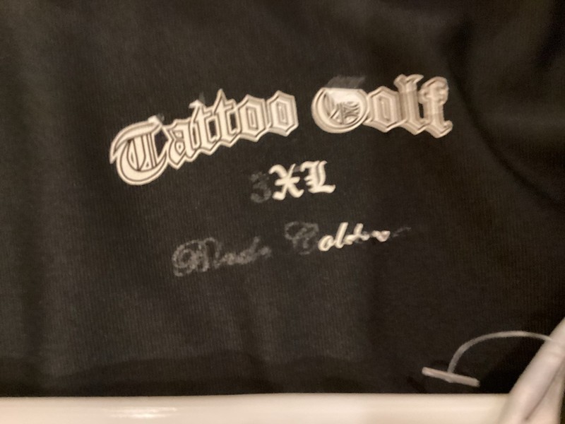 Tattoo Golf Polo Shirt Mens Large Blade Collection Black Skull 3xl gallery