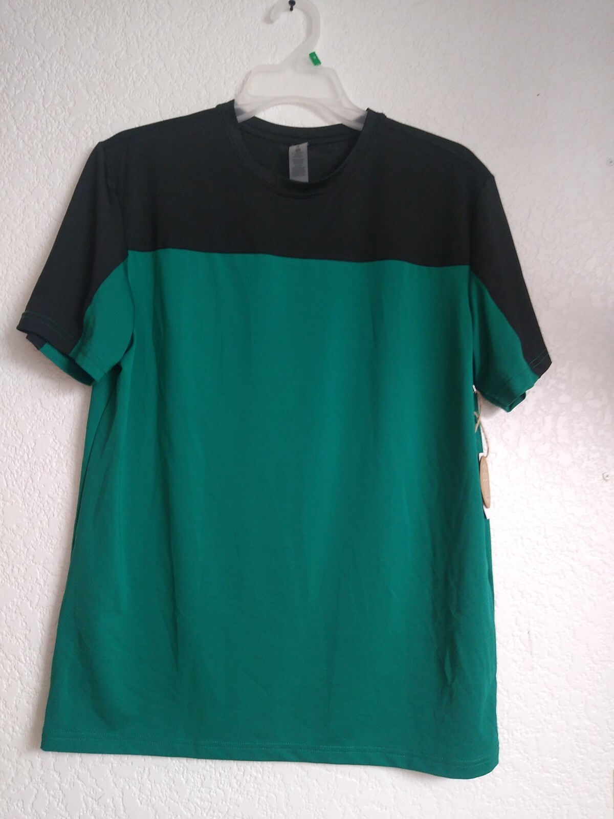 Men's Active Fast Drying T Shirt Size S Eco-friendly Black And Green gallery