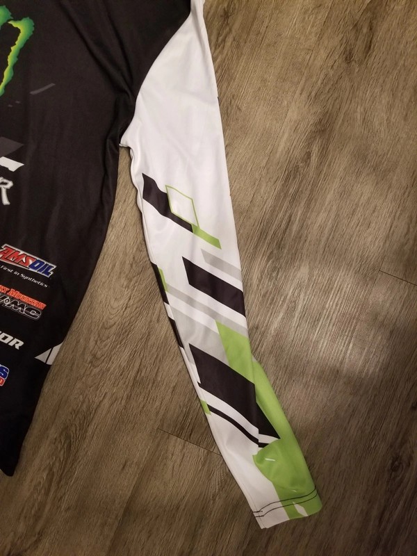 Monster Energy Shirt Men's Size XL Long Sleeve ArenaCross Jersey Logo V-Neck gallery