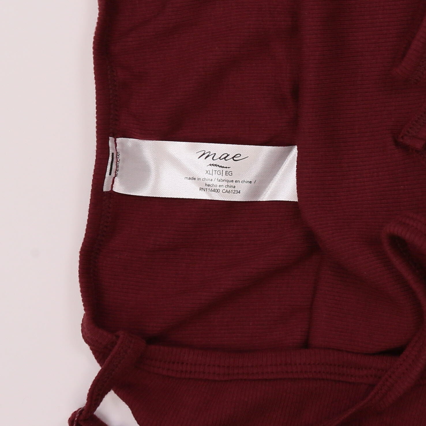 MAE Women's One Piece XL. Red. gallery