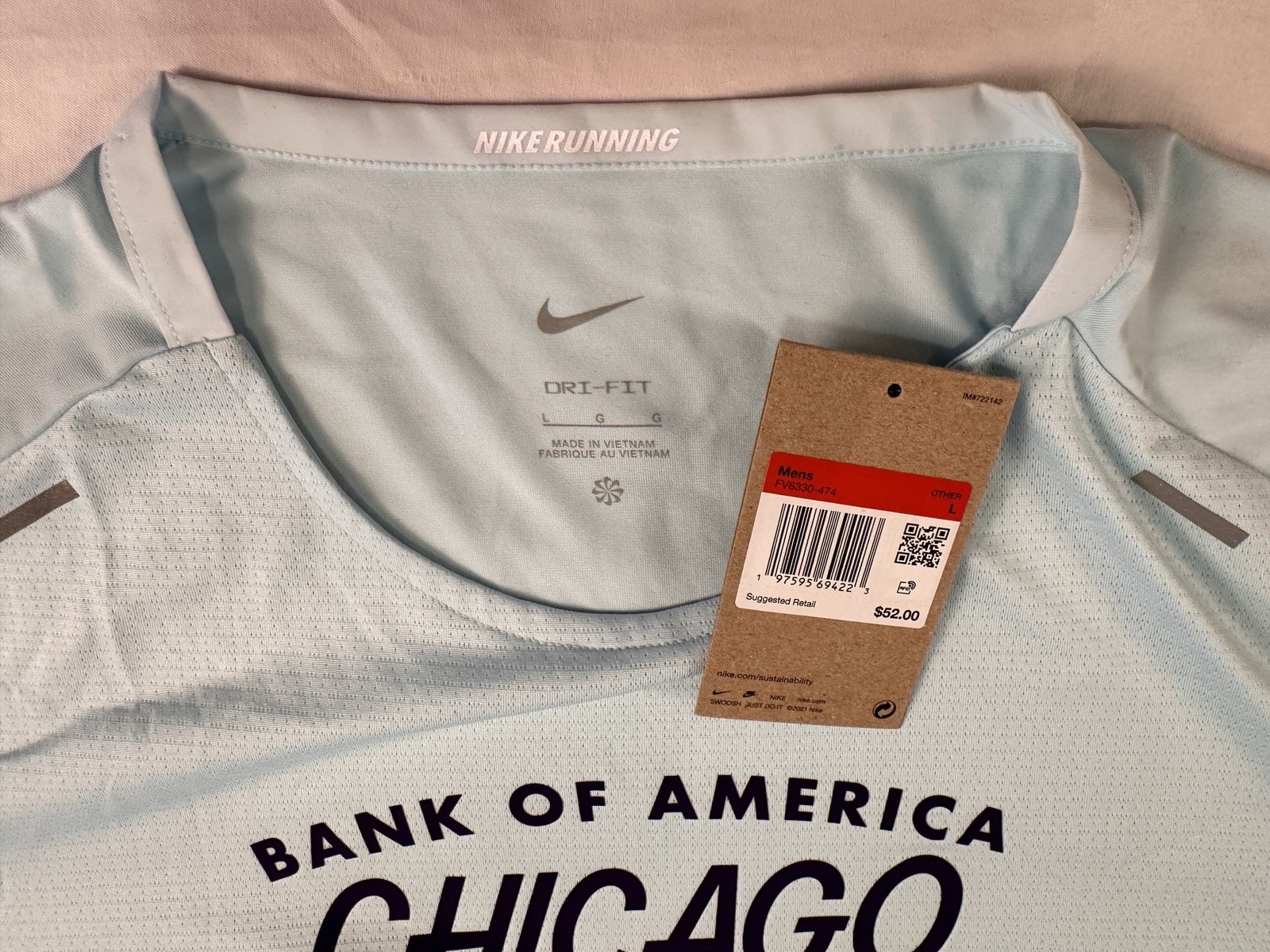 Nike Rise 365 Chicago Marathon Finisher DriFit Men’s Size Large FV6330 474 - NWT gallery