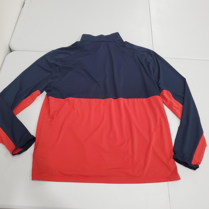 RLX Ralph Lauren Pullover Mens XL Blue Red 1/4 Zip Coca-Cola Performance Top gallery