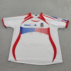 France World Cup Away Jersey Mens XL #11 White FFF Soccer Futbol