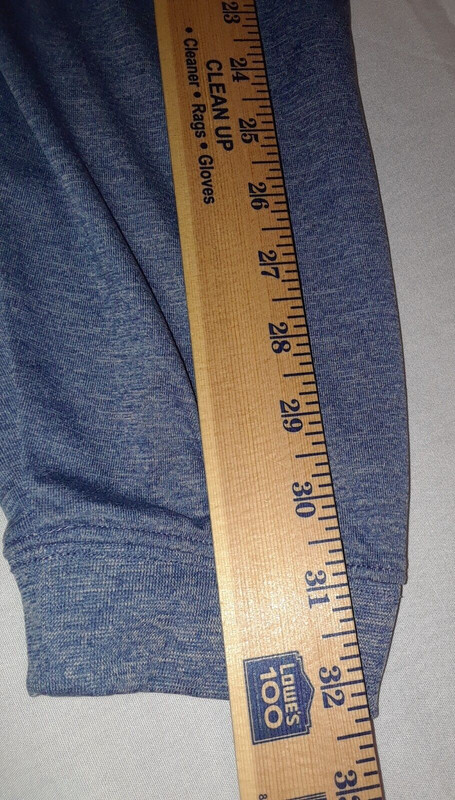 Saddlebred Men's Large 1/4 Zip Long Sleeve Pullover Blue gallery