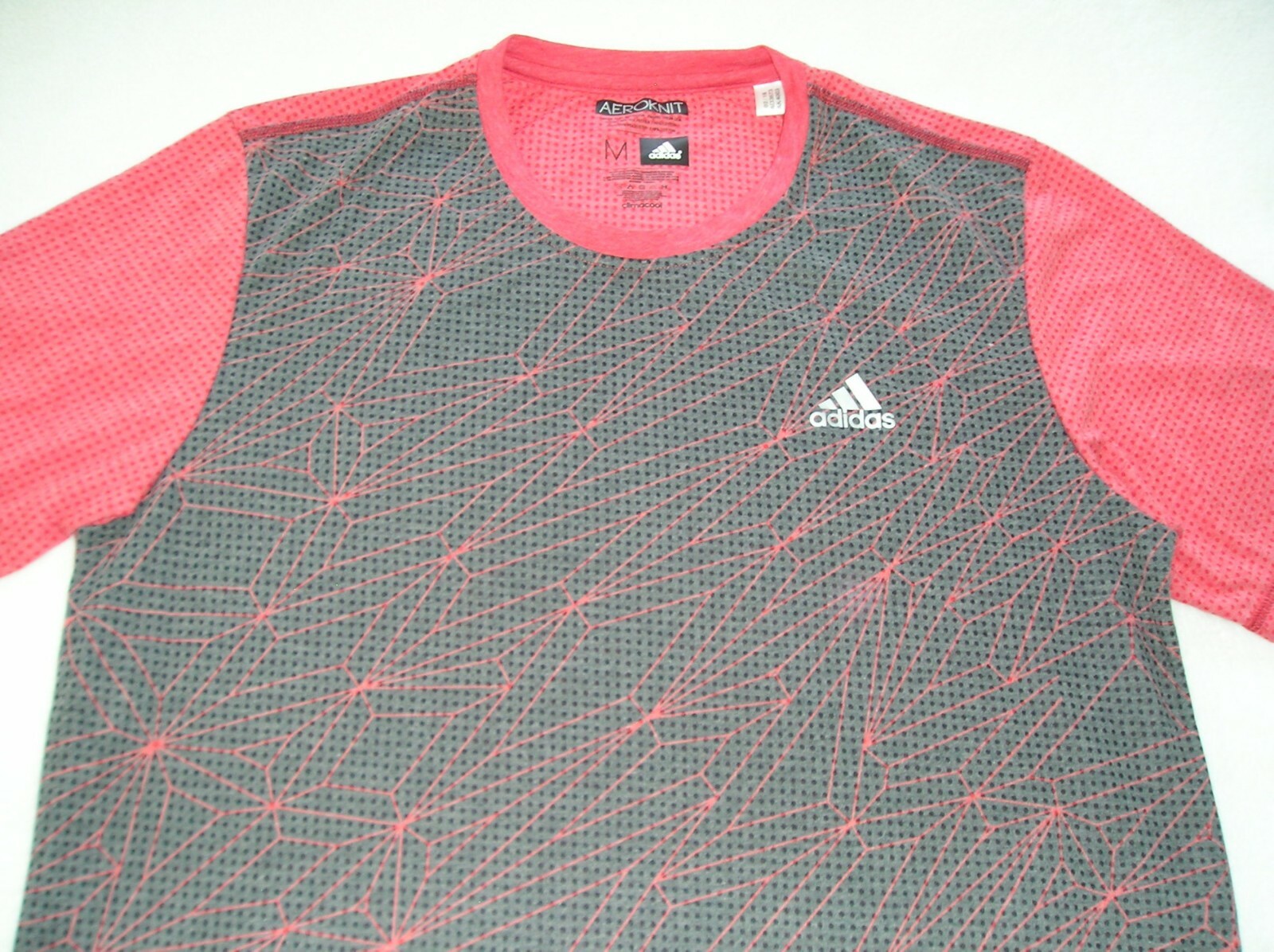 Adidas AEROKNIT CLIMACOOL CAMO TEE Gym Running Work out Shirt Top Mens sz M RARE gallery