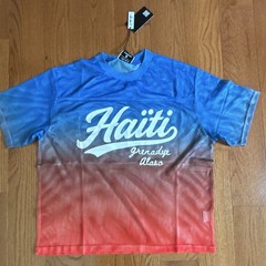 Za Kulture Men’s Breathable Mesh Jersey Crew Neck T-Shirt Haiti 509 L and S size